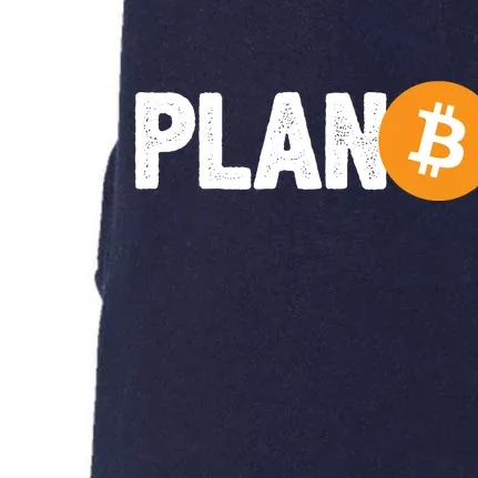 Plan B Funny Bitcoin Doggie 3-End Fleece Hoodie