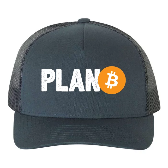 Plan B Funny Bitcoin Yupoong Adult 5-Panel Trucker Hat