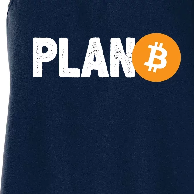 Plan B Funny Bitcoin Women's Racerback Tank