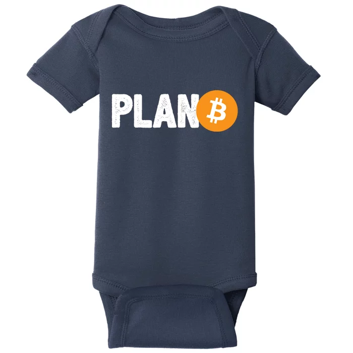 Plan B Funny Bitcoin Baby Bodysuit