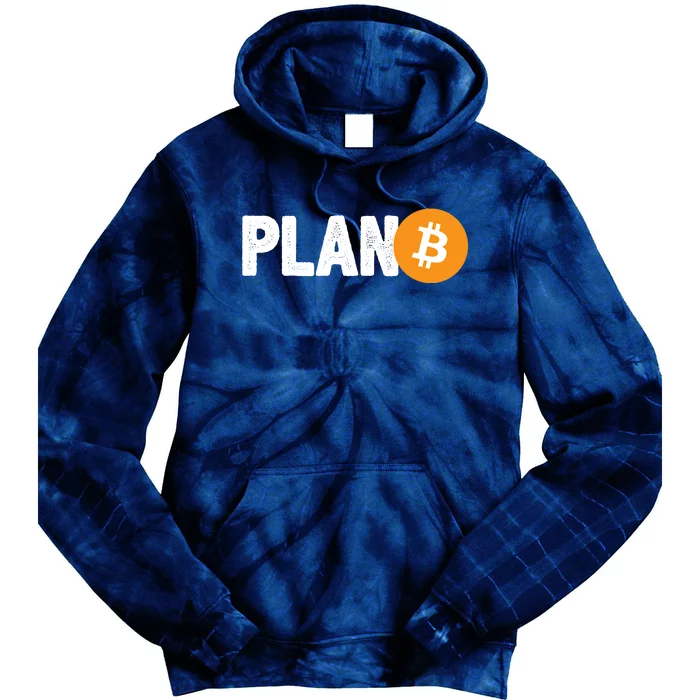 Plan B Funny Bitcoin Tie Dye Hoodie