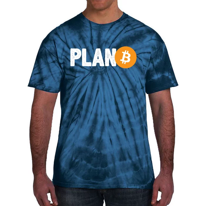 Plan B Funny Bitcoin Tie-Dye T-Shirt