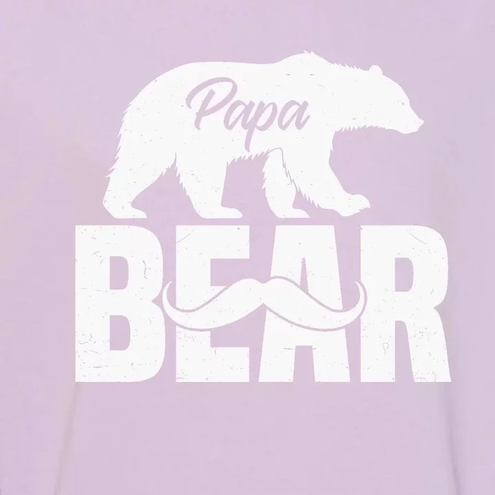 Papa Bear FatherS Day Graphic Garment-Dyed Sweatshirt