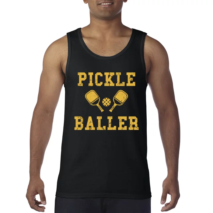 Pickle Baller Funny Sport Lover Tank Top