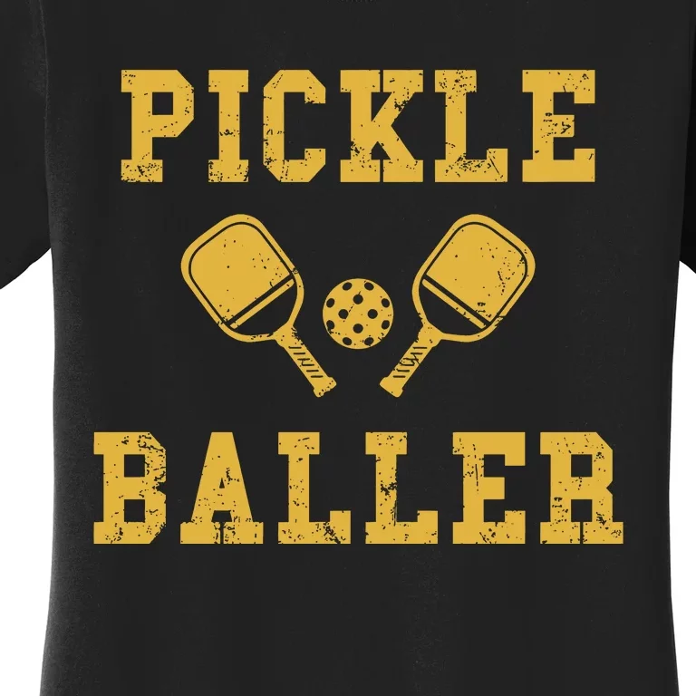 Pickle Baller Funny Sport Lover Women's T-Shirt