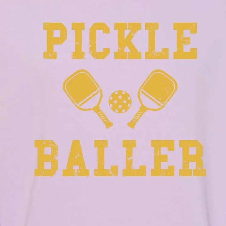 Pickle Baller Funny Sport Lover Garment-Dyed Sweatshirt