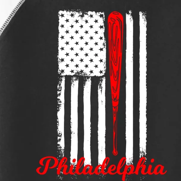 Philadelphia Baseball Flag Hoodie For Philly Baseball Fans Toddler Fine Jersey T-Shirt