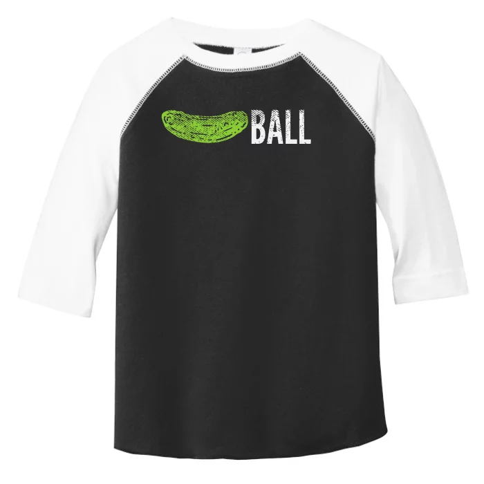 Pickle Ball Funny Pickleball Sport Pun Player Toddler Fine Jersey T-Shirt