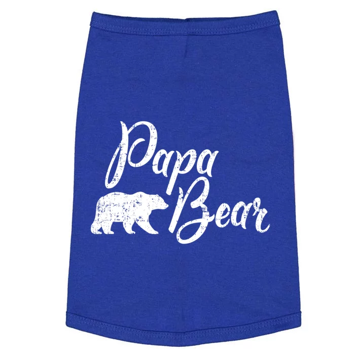 Papa Bear FatherS Day Gift Doggie Tank