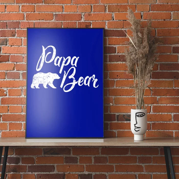 Papa Bear FatherS Day Gift Poster