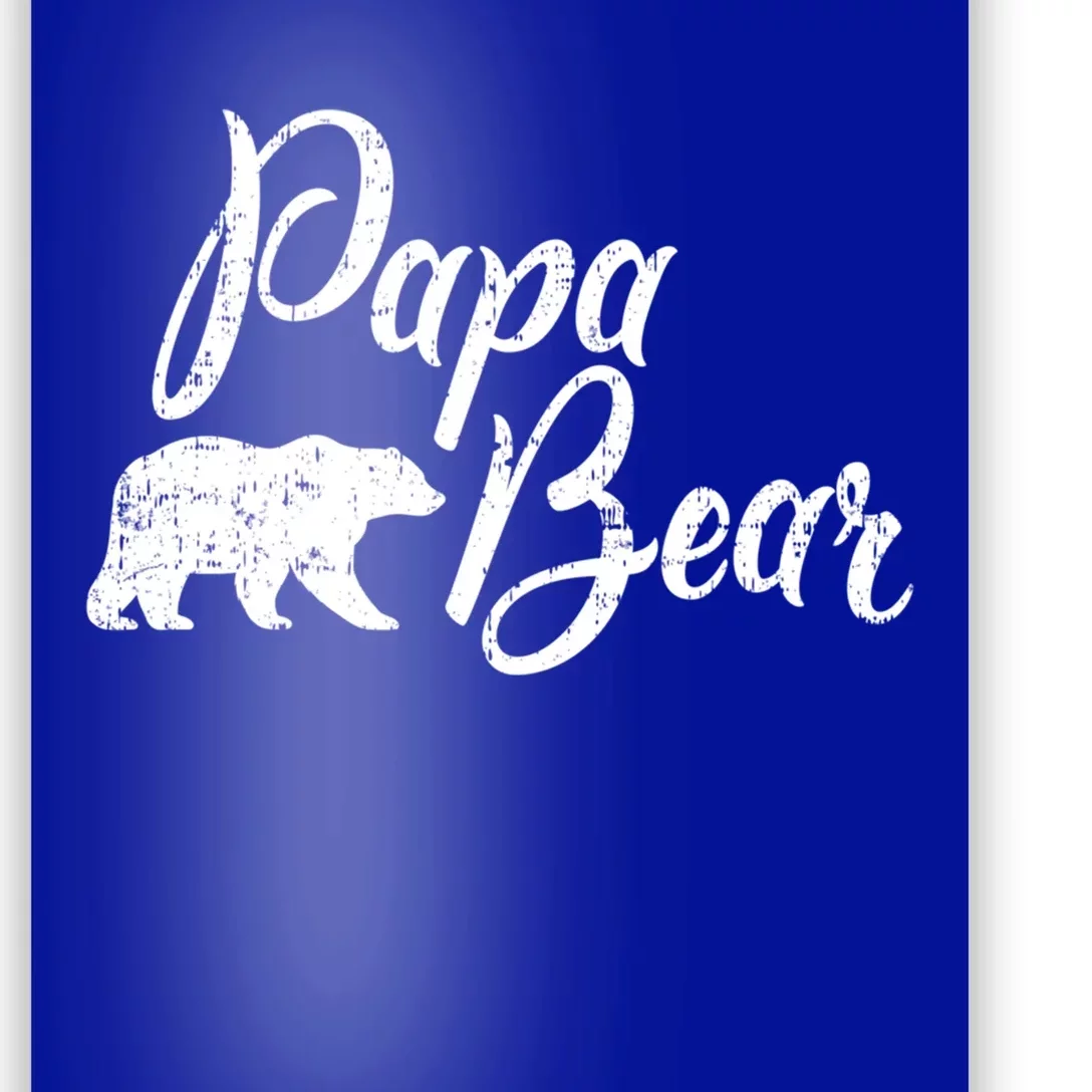 Papa Bear FatherS Day Gift Poster