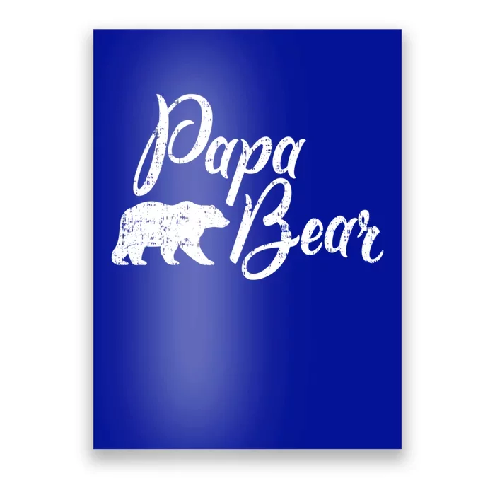 Papa Bear FatherS Day Gift Poster