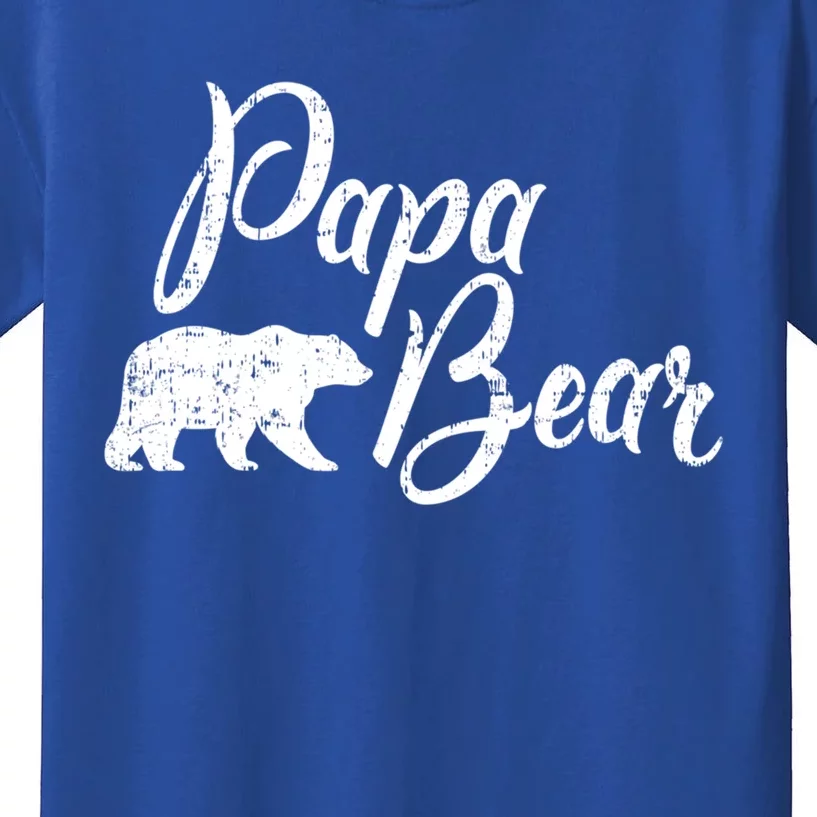 Papa Bear FatherS Day Gift Kids T-Shirt