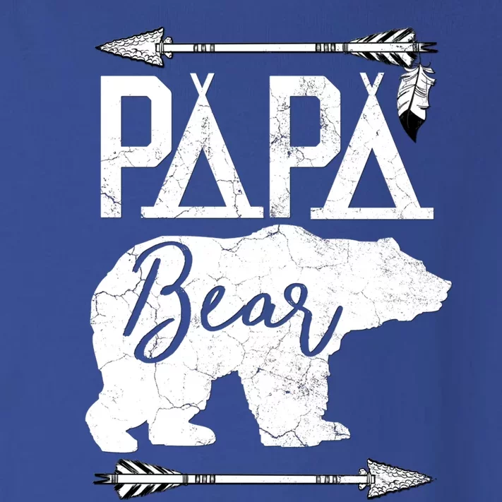 Papa Bear Fathers Day Gift For Dad Grandpa Husband Daddy Gift Toddler Long Sleeve Shirt