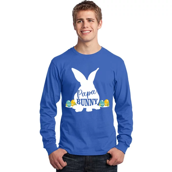 Papa Bunny Funny Matching Easter Gift Gift Tall Long Sleeve T-Shirt