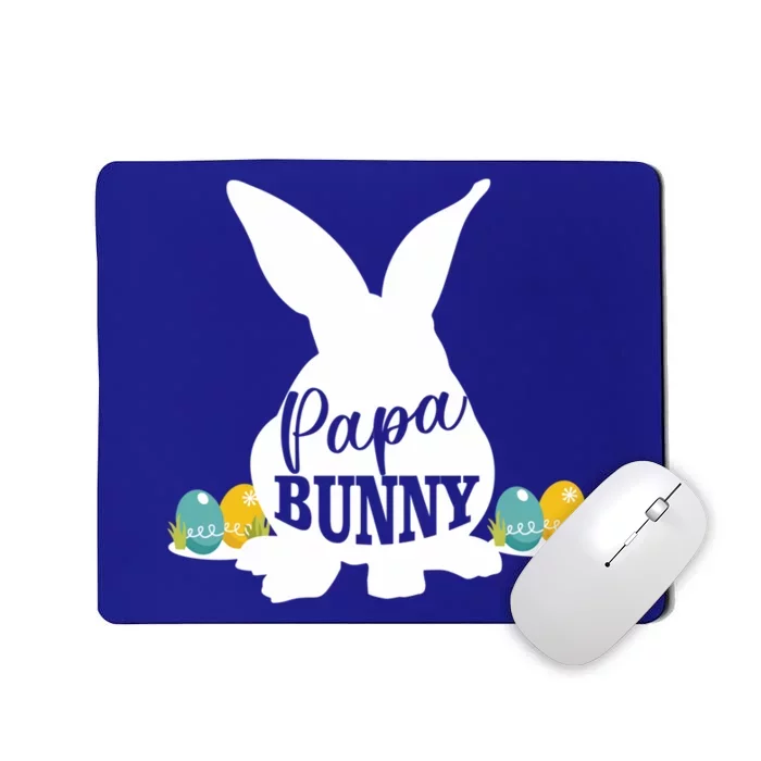 Papa Bunny Funny Matching Easter Gift Gift Mousepad