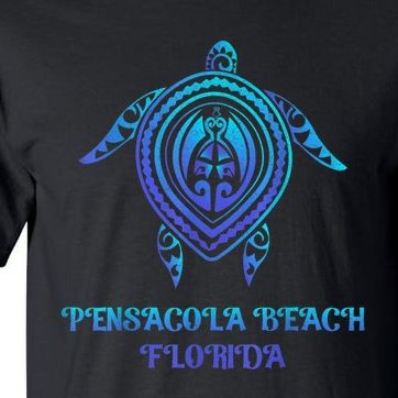 Pensacola Beach Florida Beach Souvenirs Sea Turtle Tribal Tall T-Shirt