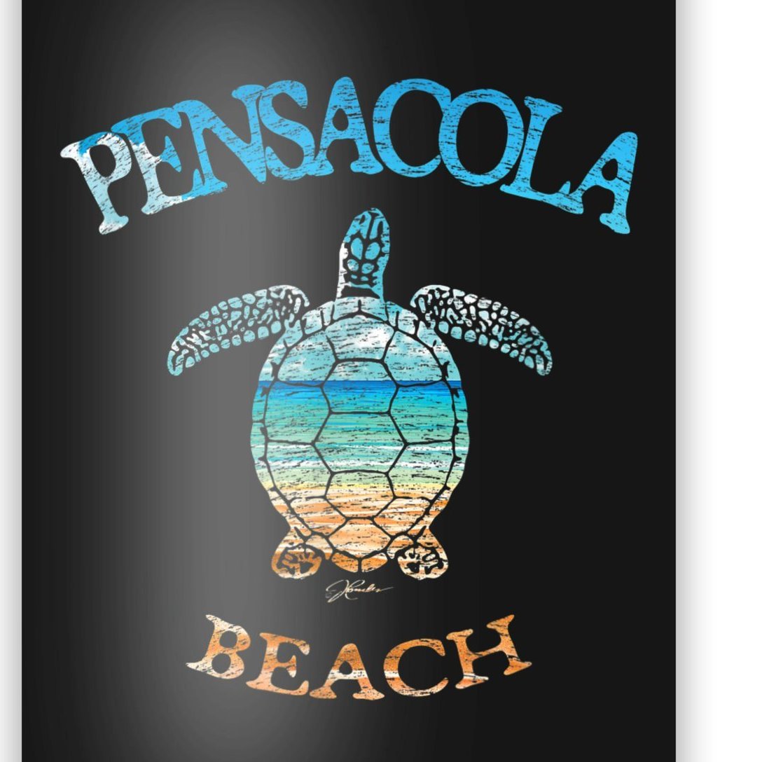 Pensacola Beach, FL, Sea Turtle Poster