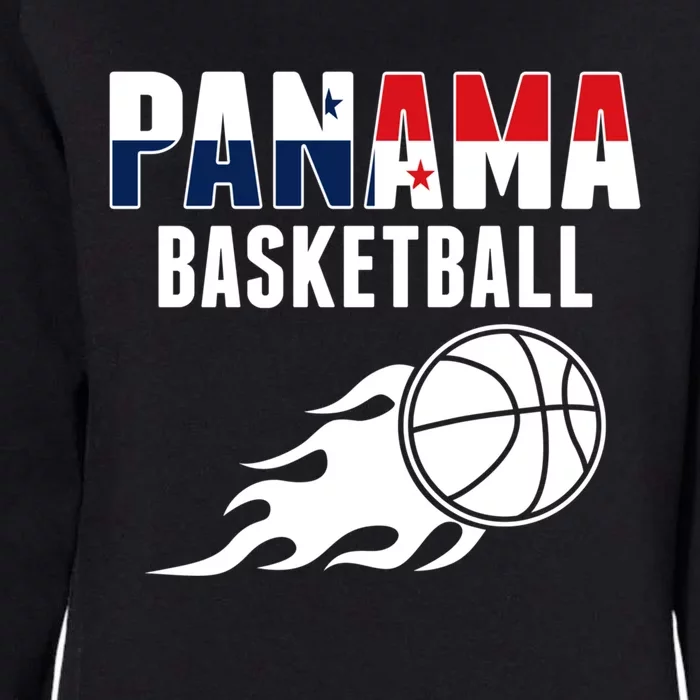 Panama Basketball Fans Jersey Gift Panaian Flag Sport Lovers Gift Womens California Wash Sweatshirt