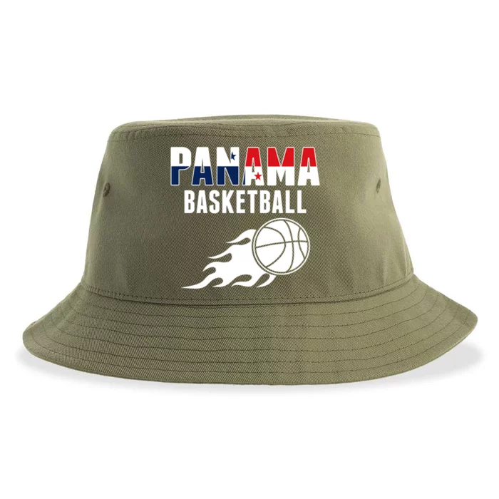 Panama Basketball Fans Jersey Gift Panaian Flag Sport Lovers Gift Sustainable Bucket Hat