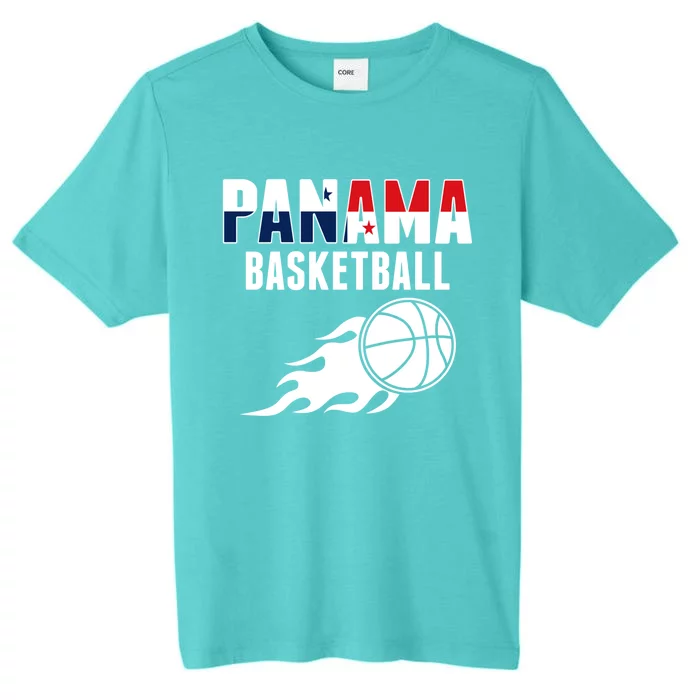 Panama Basketball Fans Jersey Gift Panaian Flag Sport Lovers Gift ChromaSoft Performance T-Shirt