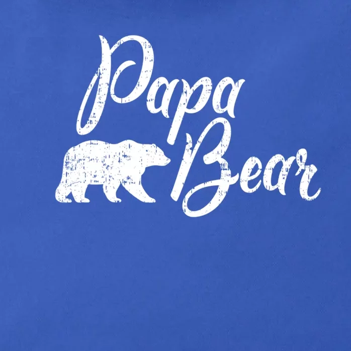 Papa Bear Fathers Day Cute Gift Zip Tote Bag