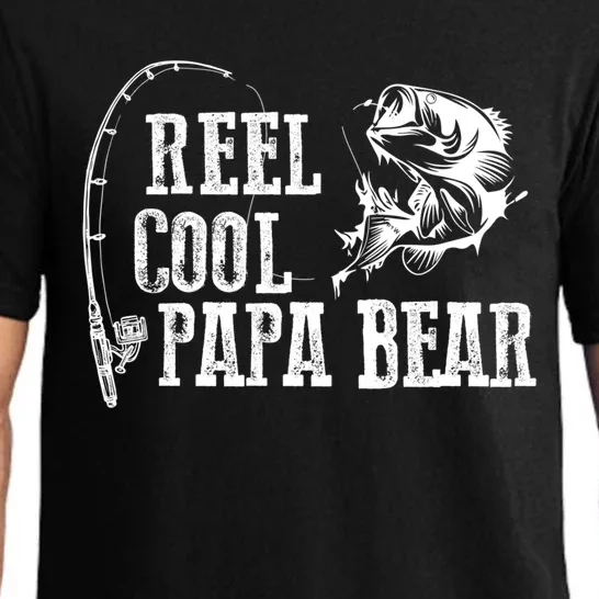 Papa Bear Fishing: Reel Cool Papa Bear Funny Gift Pajama Set