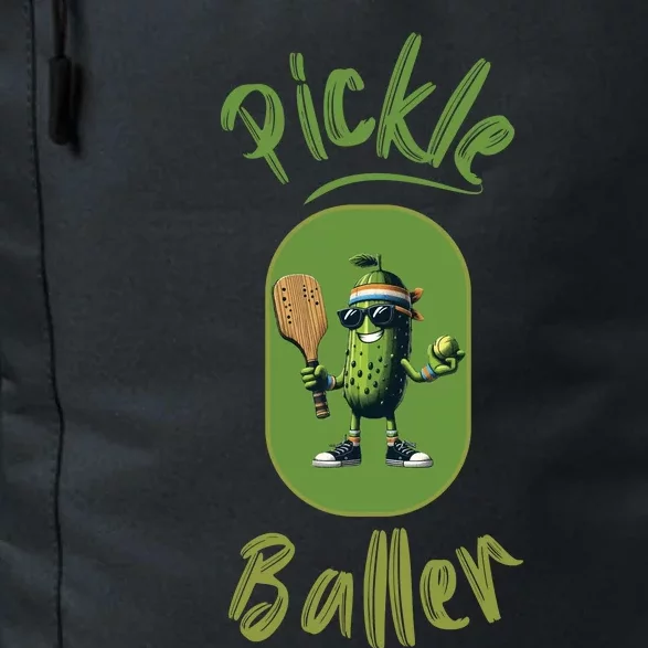 Pickle Baller Funny Pickleball Daily Commute Backpack