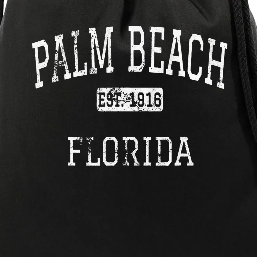 Palm Beach Florida FL Vintage Drawstring Bag