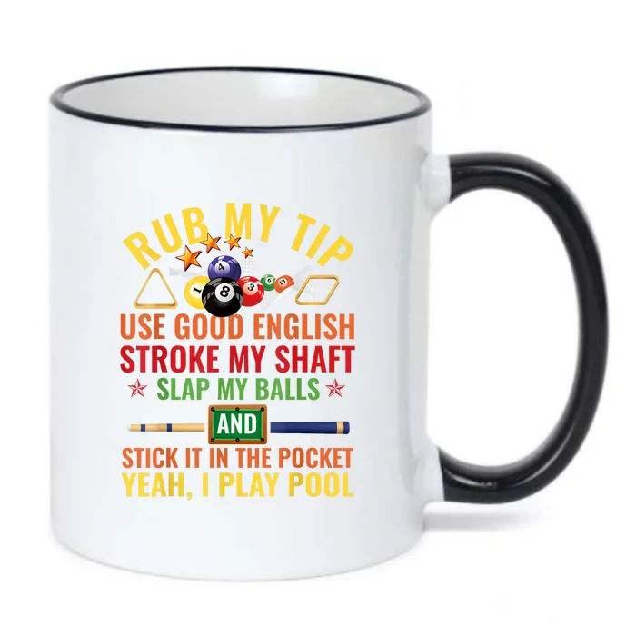 Pool Billiards Funny Billiard Player Table Sport Game Play Gift Black Color Changing Mug