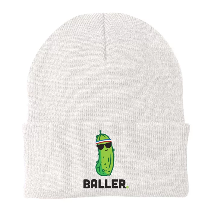 Pickle Baller Funny Pickleball Knit Cap Winter Beanie