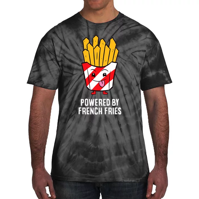 Powered By French Fries Tie-Dye T-Shirt