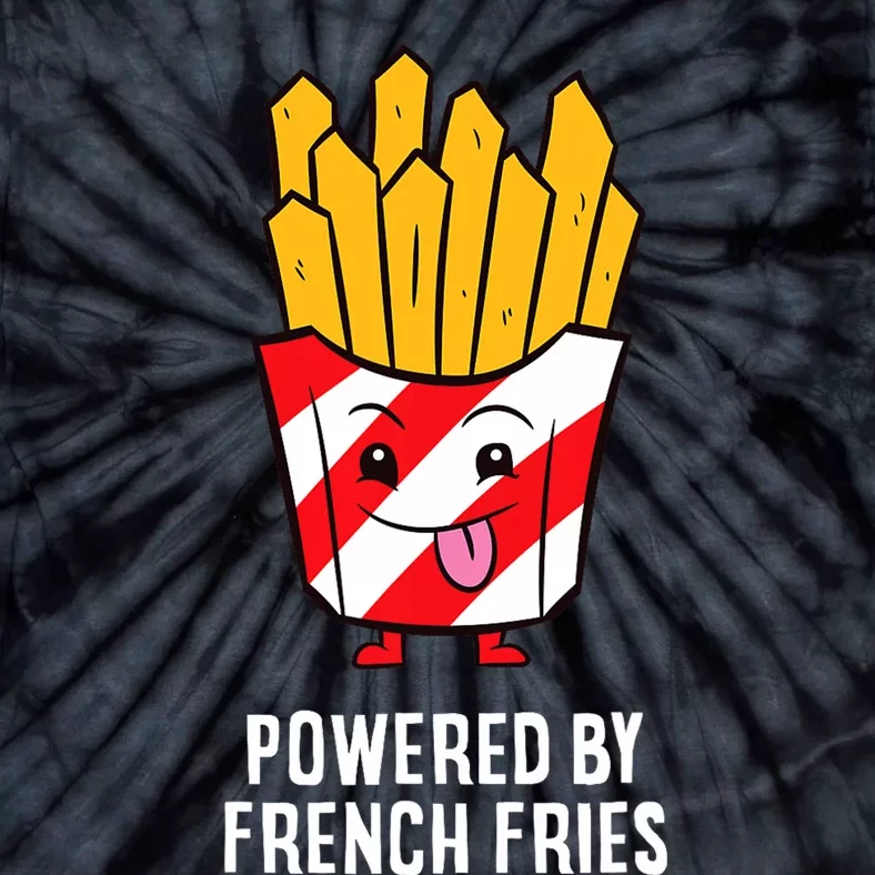 Powered By French Fries Tie-Dye T-Shirt