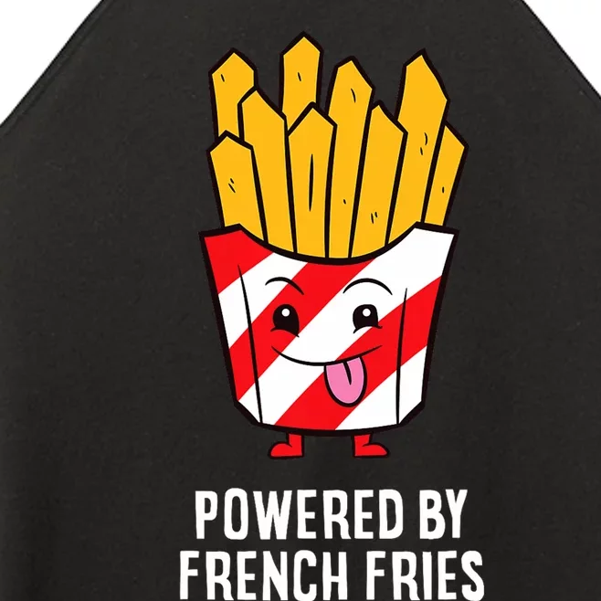 Powered By French Fries Women’s Perfect Tri Rocker Tank