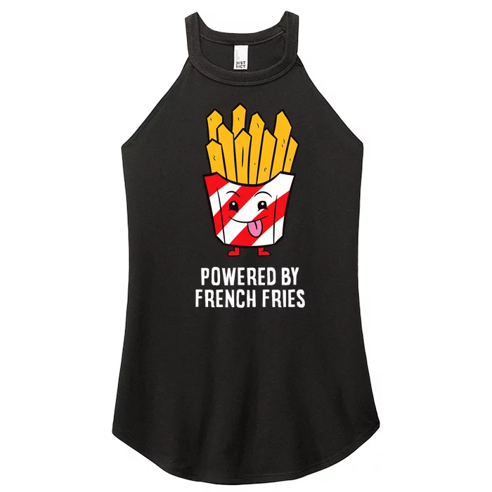 Powered By French Fries Women’s Perfect Tri Rocker Tank