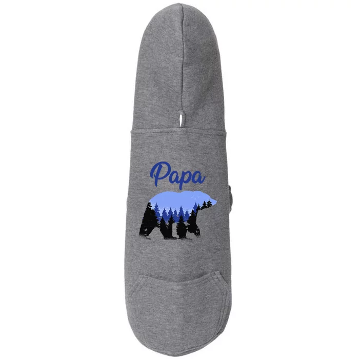 Papa Bear Funny For Dad Gift Ideas Fathers Day Doggie 3-End Fleece Hoodie