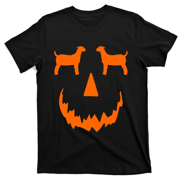 Pumpkin Boer Goat Show Halloween T-Shirt