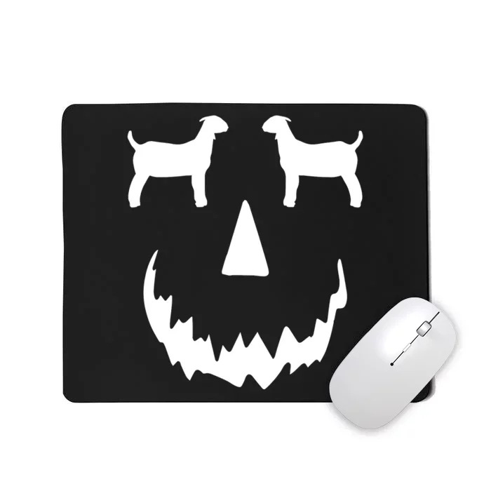 Pumpkin Boer Goat Show Halloween Mousepad