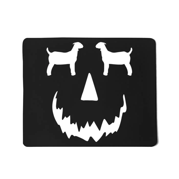 Pumpkin Boer Goat Show Halloween Mousepad