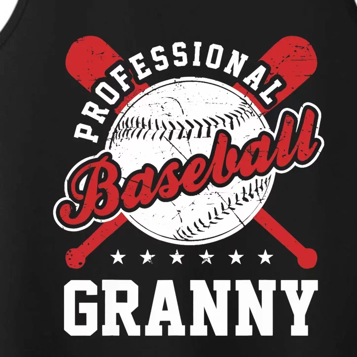 Professional Baseball Granny Team Sport Performance Tank