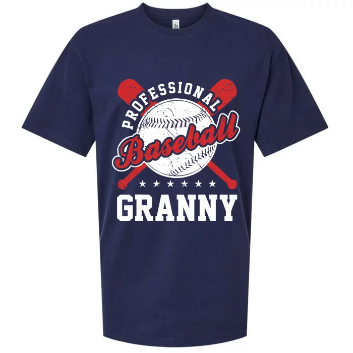 Professional Baseball Granny Team Sport Sueded Cloud Jersey T-Shirt