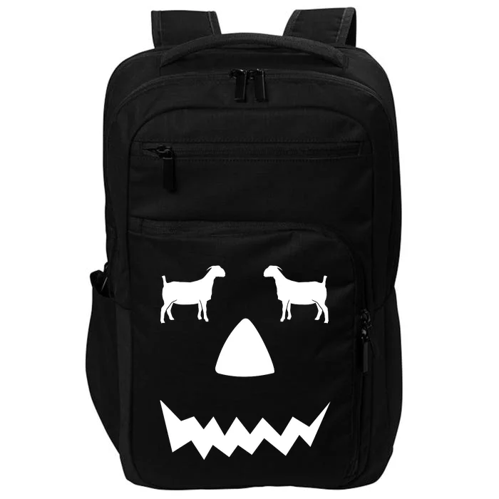 Pumpkin Boer Goat Show Halloween Impact Tech Backpack