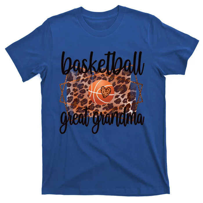 Proud Basketball Great Grandma Of A Basketball Player Gift T-Shirt