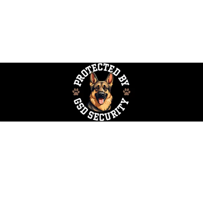 Protected By Gsd Security German Shepherd Dog Bumper Sticker