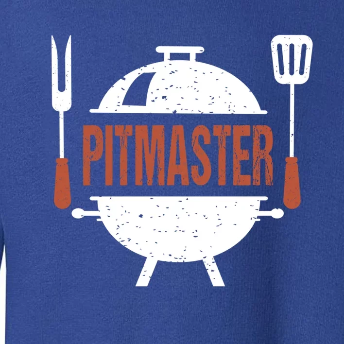 Pitmaster Bbq Grill Barbecue Gift Toddler Sweatshirt