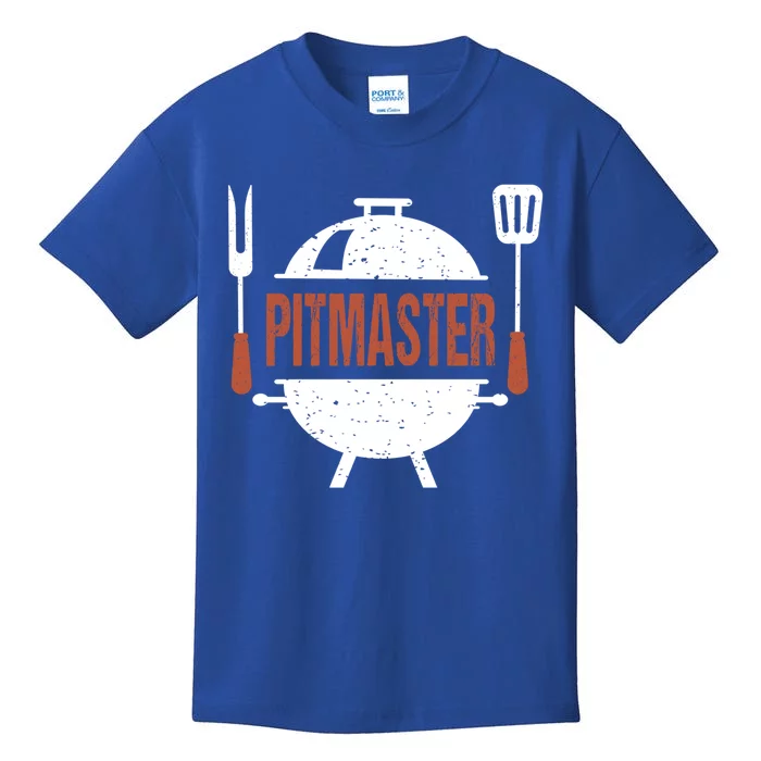 Pitmaster Bbq Grill Barbecue Gift Kids T-Shirt