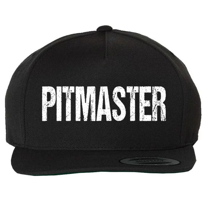 Pitmaster Bbq Grill Barbecue Gift Wool Snapback Cap