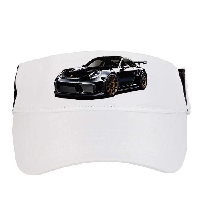 Porsc Black Gt 3 Rs Sport Car Coupe 911 Racecar Adult Drive Performance Visor