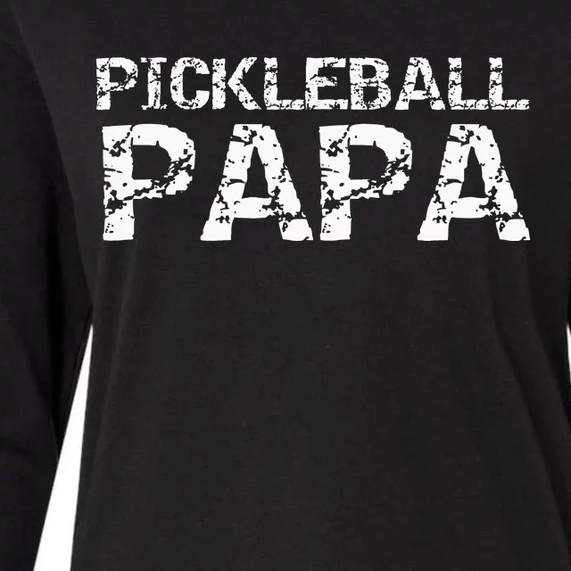 Pickle Ball Gifts for Grandpa from Pickleball Papa Womens Cotton Relaxed Long Sleeve T-Shirt