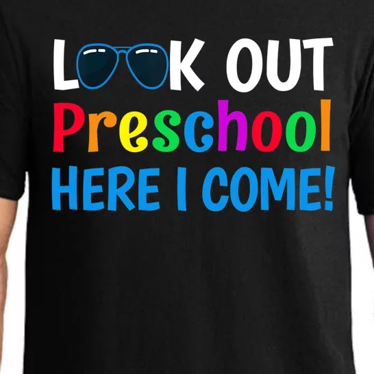 Preschool Boy Girl Look out Preschool Here I Come Pajama Set